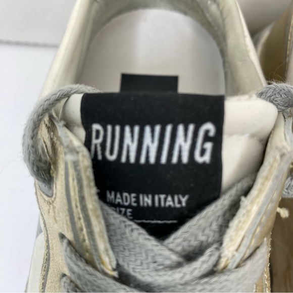 Golden Goose Private Edt Running Rare Gold Metallic Chunky Shoe Size 35EU/5-6 US - Picture 12 of 16